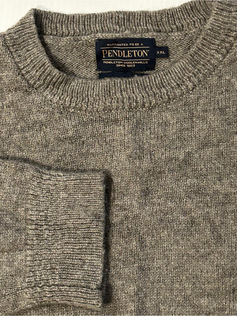 Pendleton washable wool crewneck sweater XXL